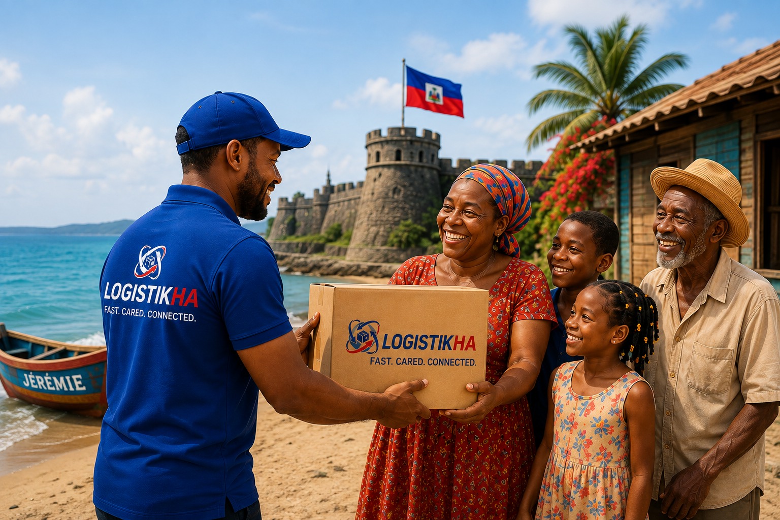 LOGISTIKHA delivery service to Haiti