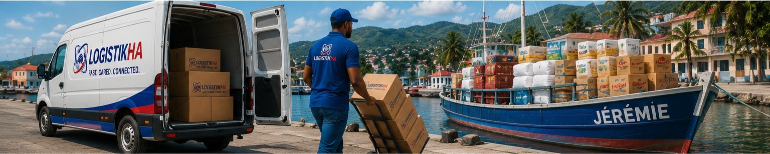 LOGISTIKHA cargo and delivery operations in Jérémie